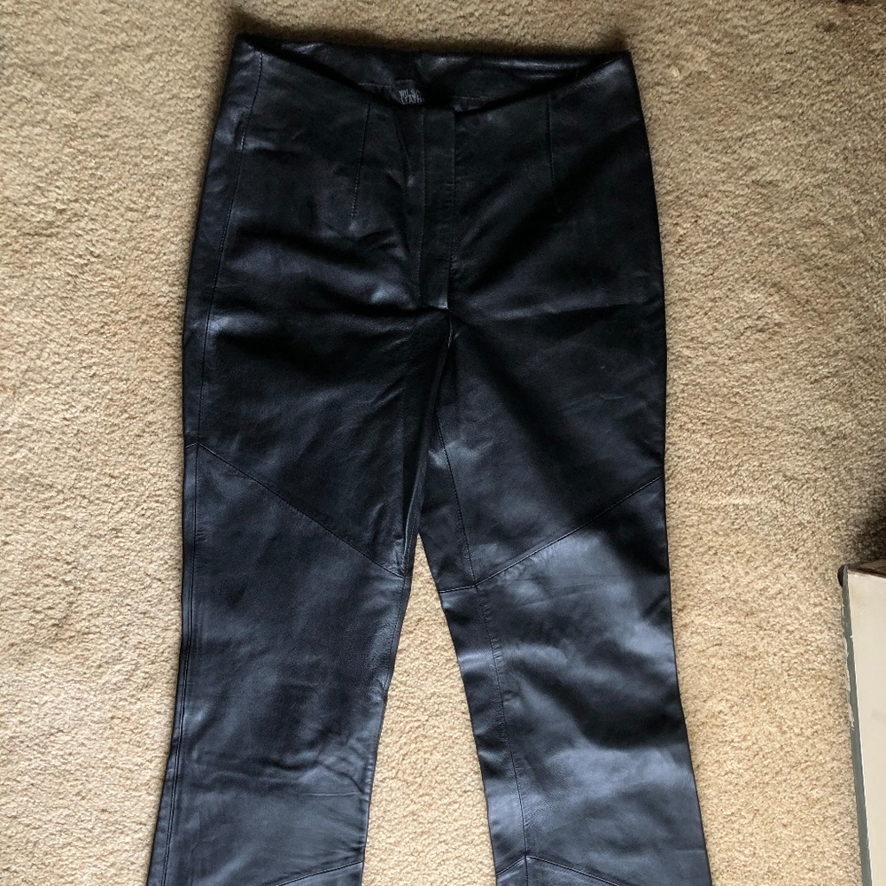 Wilsons Leather Pants Black in Size 4